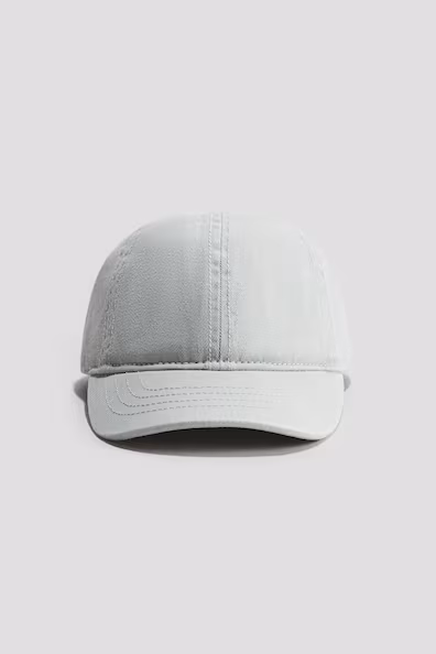 Бейсболка из серой джинсовой ткани H&M- Заказать в России