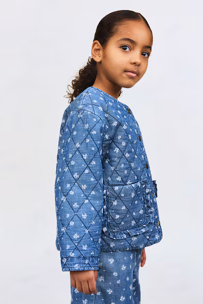 Подкладка из джинсовой ткани в стиле стеганка