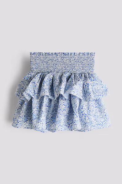 Юбка из хлопка с принтом- Заказать в России