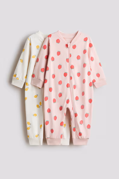 H&M Набор из 2 пижам из хлопка с принтом