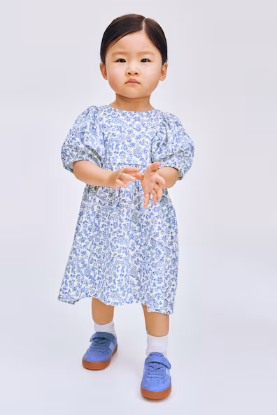 Платье из хлопковой муселина