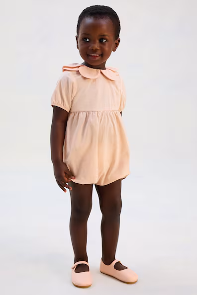 H&M Фофо из хлопка с воротником на лепестках