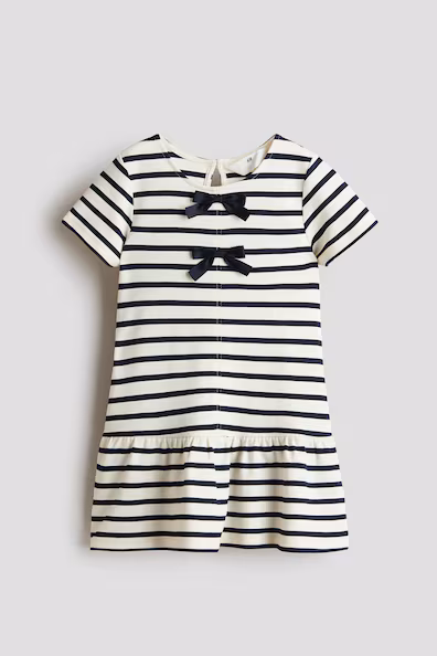 H&M Платье из джерси с бантиками