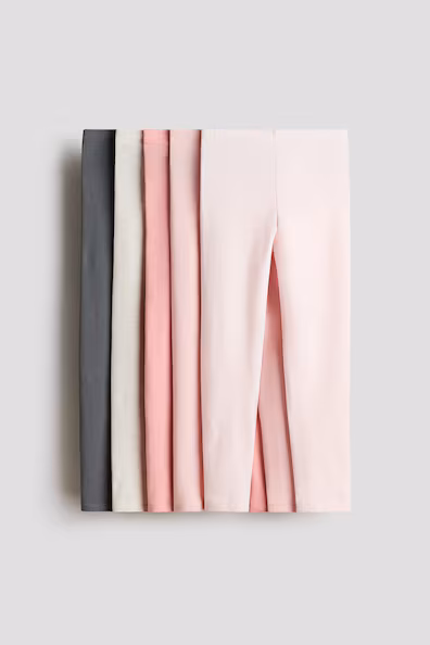 H&M Набор из 5 леггинсов из джерси