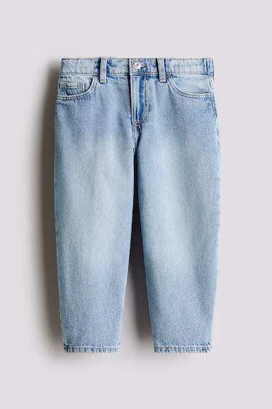 Джинсы бочонкового кроя с широким кроем- Заказать в России