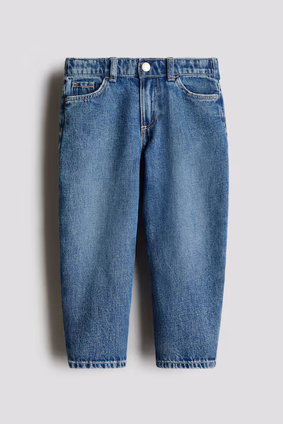 Джинсы бочонкового кроя с широким кроем- Заказать в России