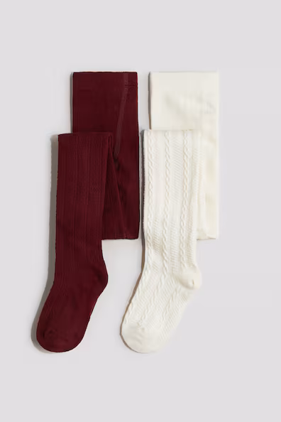 H&M Пачка из 2 колготок из тонкой ткани