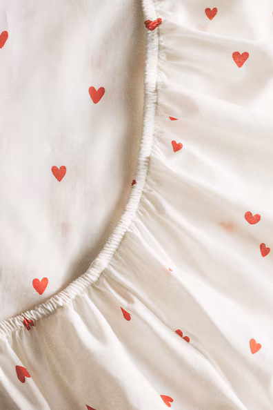 Простынь-чехол из хлопковой ткани с узором- Заказать в России