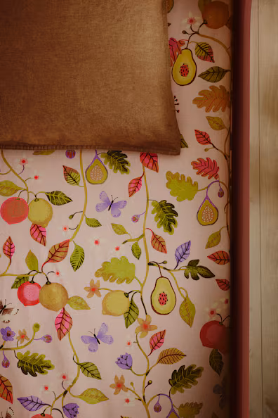 Простынь-чехол из хлопковой ткани с узором- Заказать в России