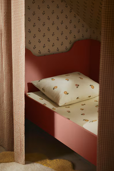 Простынь-чехол из хлопковой ткани с узором- Заказать в России