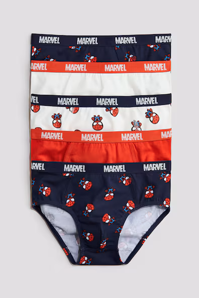 H&M Пакет из 5 мальчишеских трусов в принт