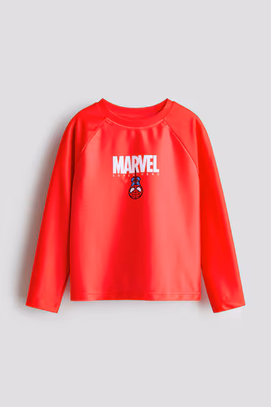 H&M Пляжный свитер с принтом и UPF 50