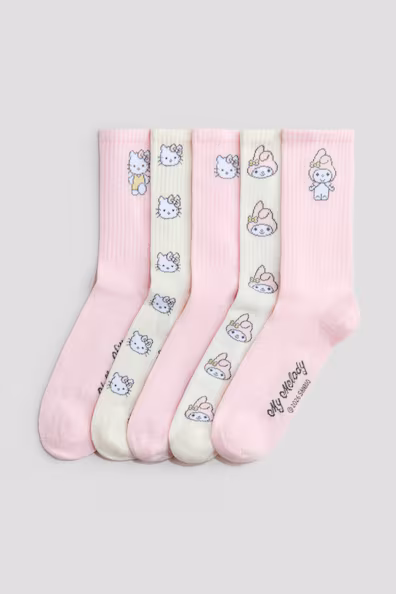 H&M Пачка из 5 пар носков с узорами