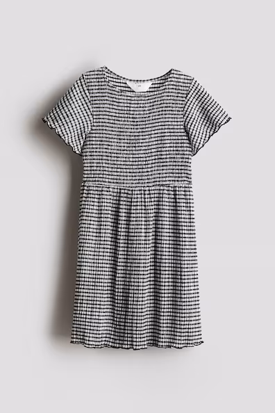 H&M Платье с асимметричным французским рюшем