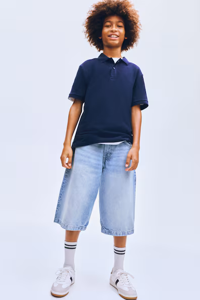 H&M Джинсовые шорты BAGGY FIT