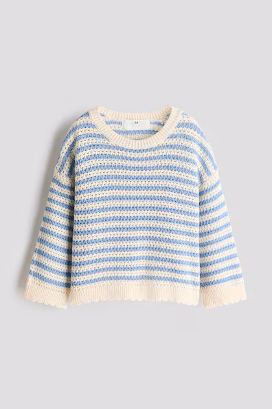 H&M Свитер из легкой ткани с текстурой