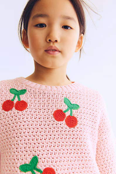 H&M Пуловер с открытой вязкой