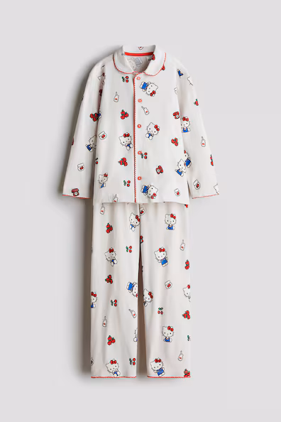 H&M Пижама в хлопковом цветочном принте