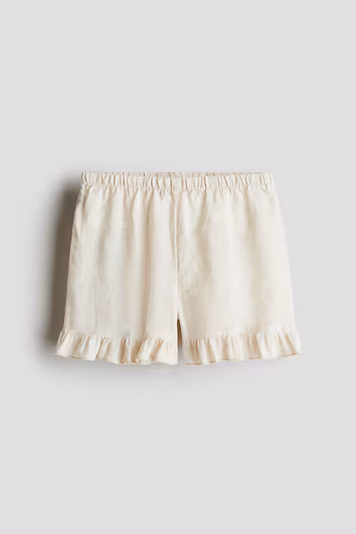 H&M Шорты из льна с оборками