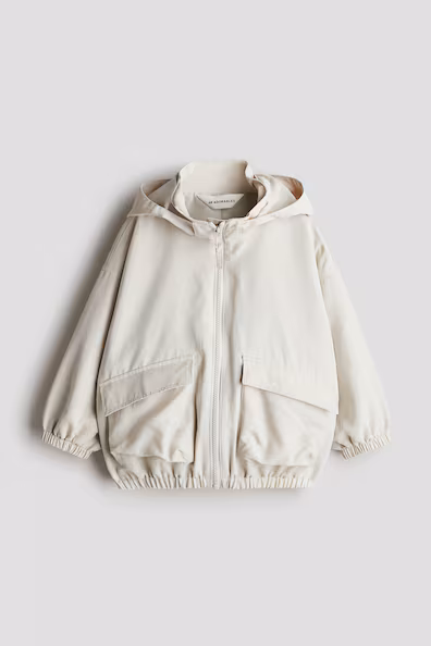 H&M Оверсайз куртка-ветровка из смесового льна