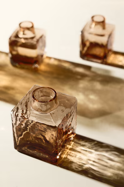 H&M Склянка одиночная в стилі скло з текстурою