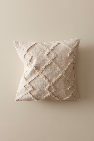 Чехол для декоративной подушки из пушистого хлопка