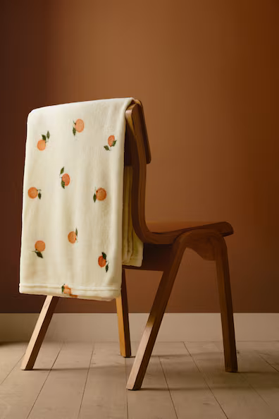 Плед из флиса с узором- Заказать в России