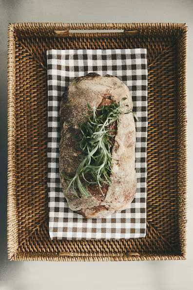 H&M Поднос из ротанга