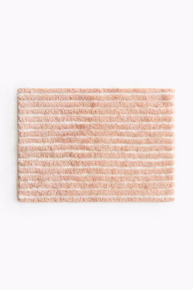 Коврик для ванной комнаты из фактурного хлопка