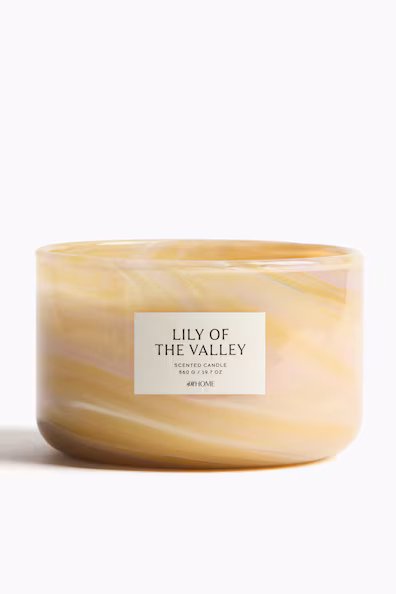 Большая ароматическая свеча в стеклянной подставке- Заказать в России