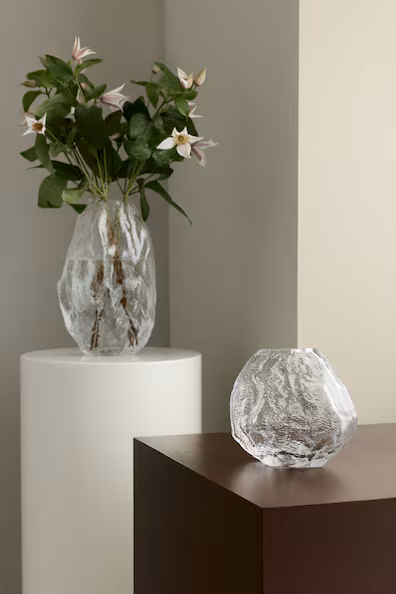 Маленькая ваза из текстурированного стекла- Заказать в России