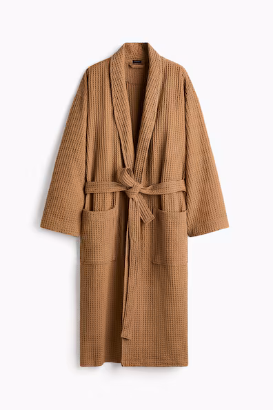 Халат с фактурным узором- Заказать в России