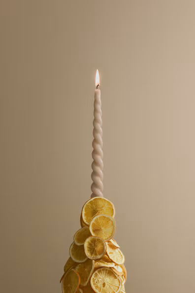 Набор из 6 конических свечей