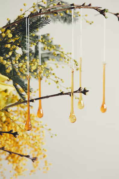 H&M Набор из 6 пасхальных украшений из стекла