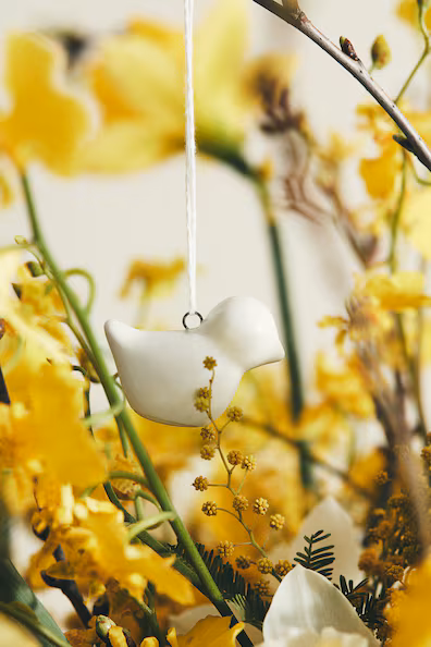 H&M Набор из 2 пасхальных украшений из керамики грес