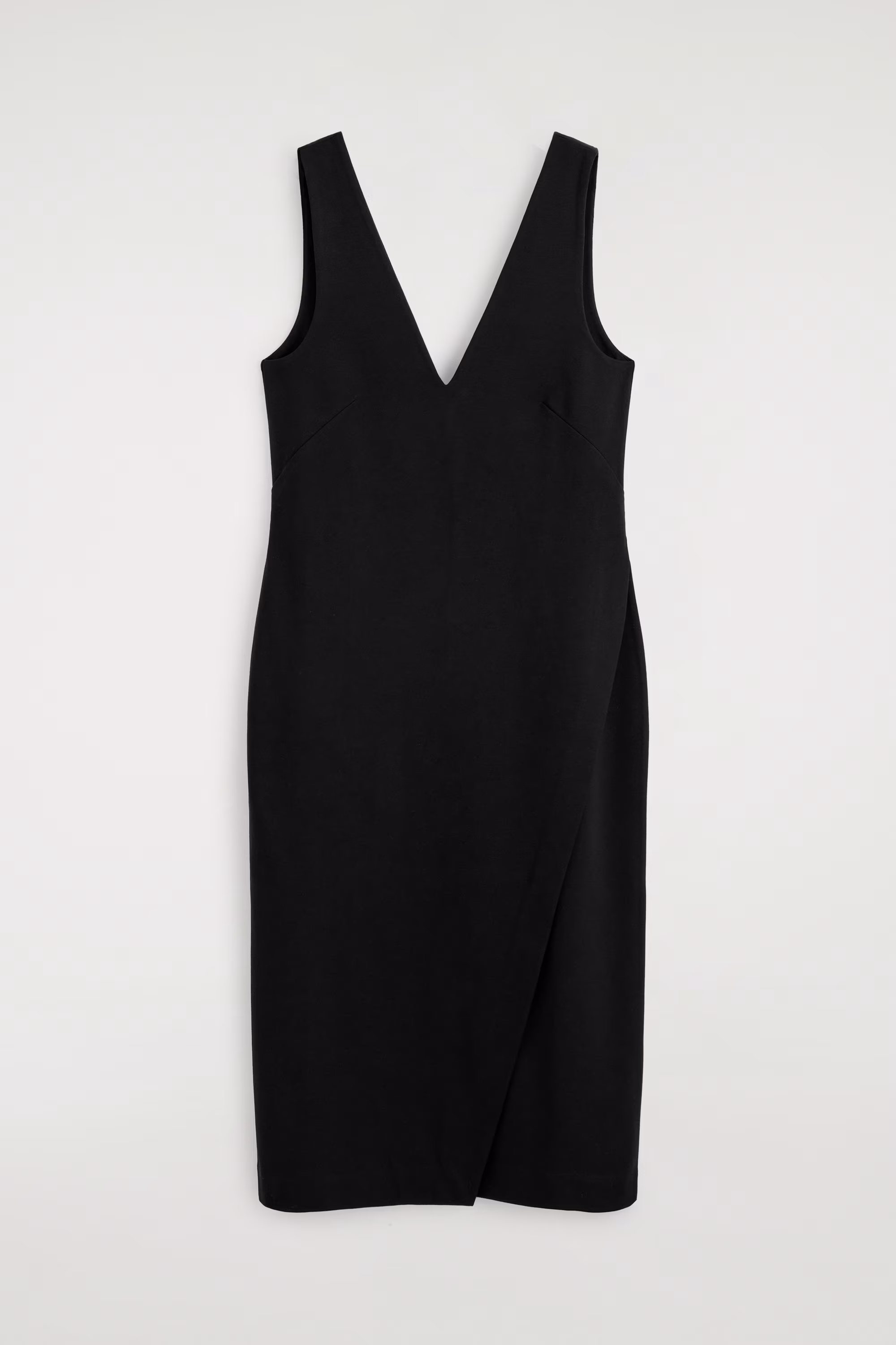 Платье миди с перекрестным декольте- Заказать в России