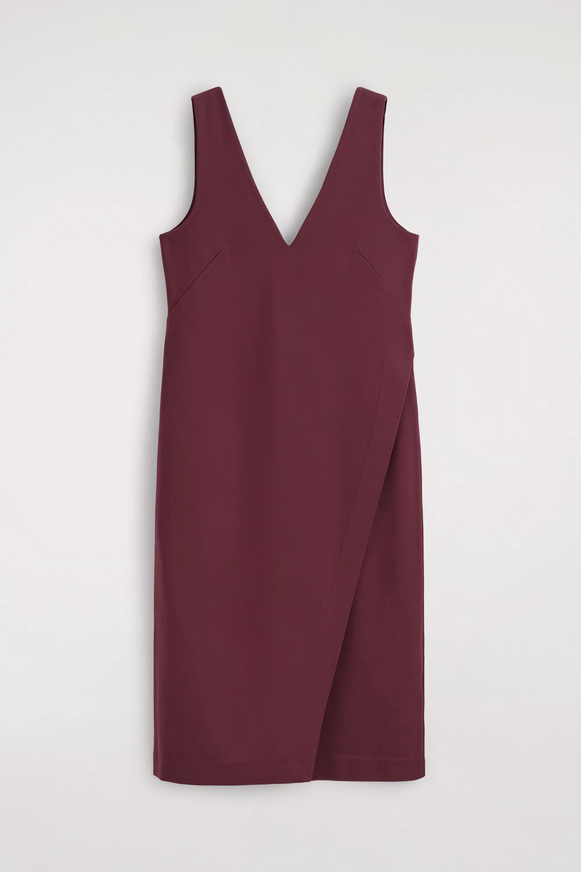 Платье миди с перекрестным декольте- Заказать в России