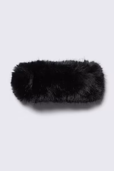 Ободок из мягкого искусственного меха- Заказать в России