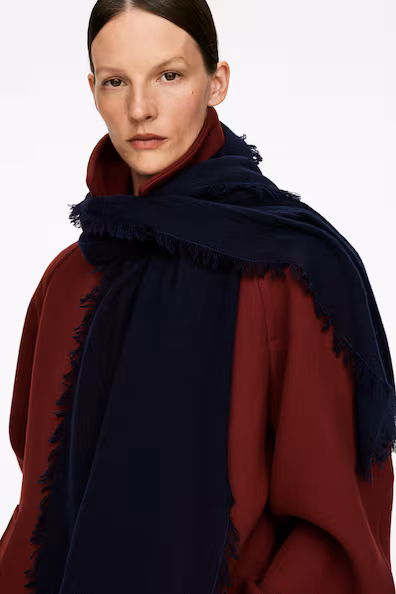 Шарф из легкой шерсти- Заказать в России