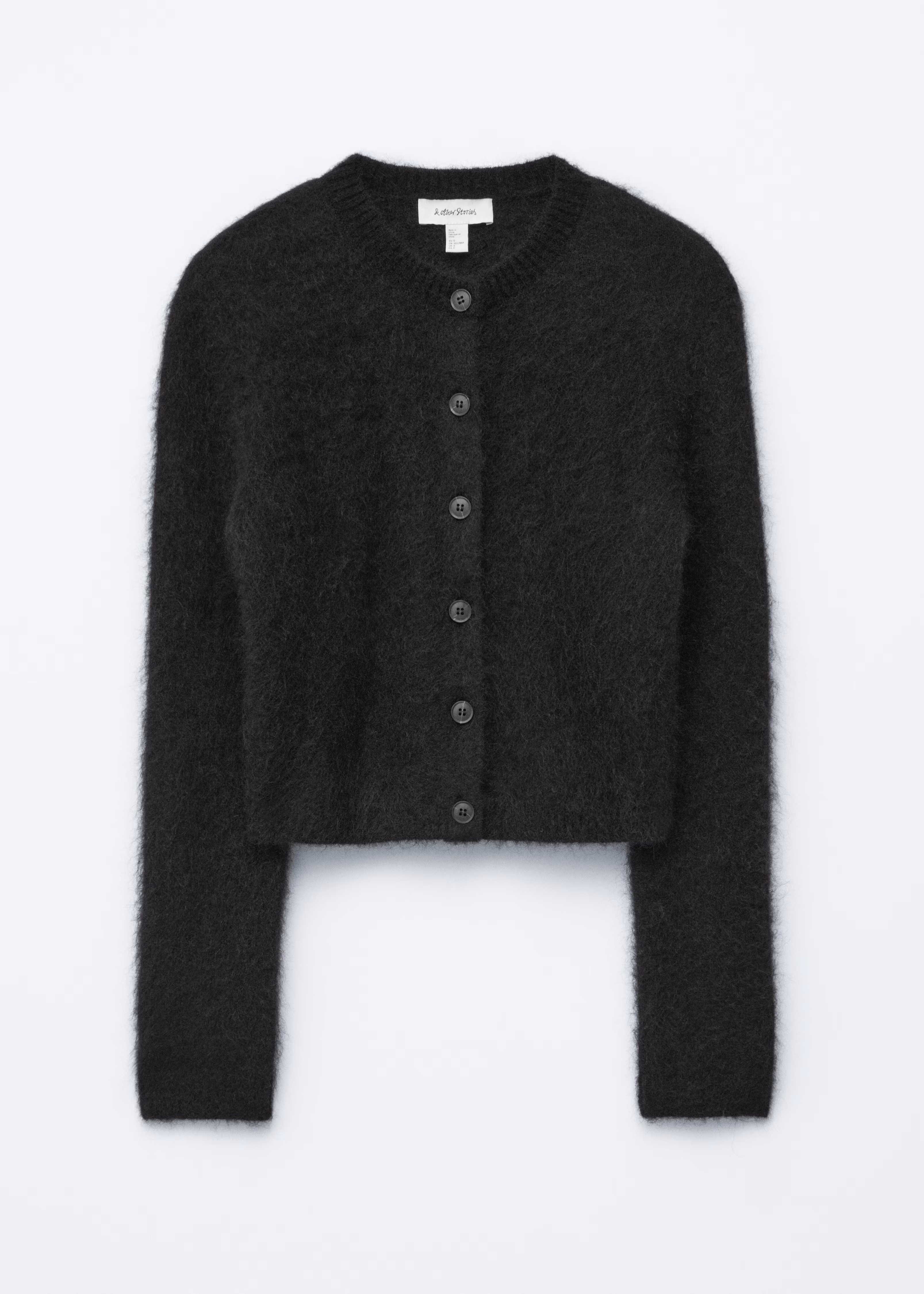 Кардиган из щетинистой пряжи на мохе- Заказать в России