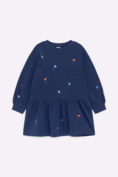 Платье-свитшот большого размера