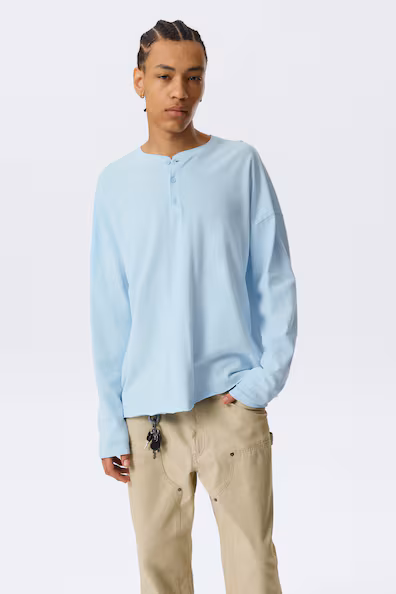 Хенли с широкими длинными рукавами- Заказать в России