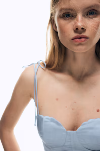 Бюстье-топ из атласа- Заказать в России