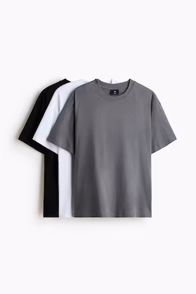 Набор из 3 футболок relaxed fit- Заказать в России