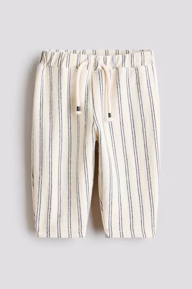 Брюки из джерси с текстурой