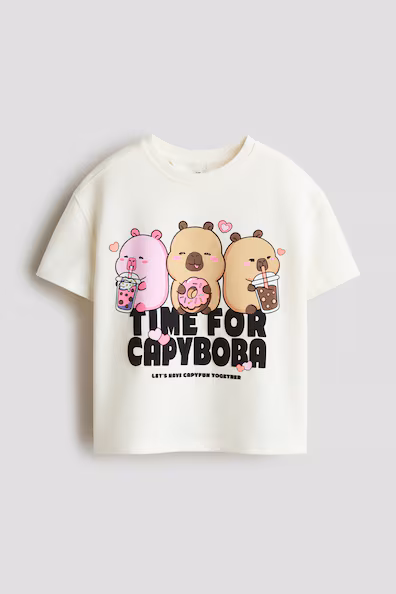 Толстовка с короткими рукавами в принт