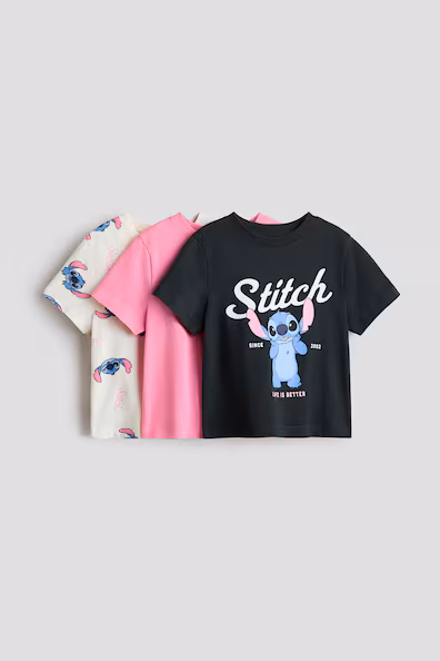 3-пакета принтованных маек из джерси- Заказать в России