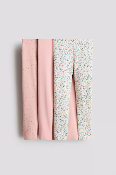 Набор из 3 леггинсов из хлопка- Заказать в России