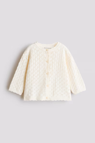 Кардиган из воздушной хлопковой пряжи