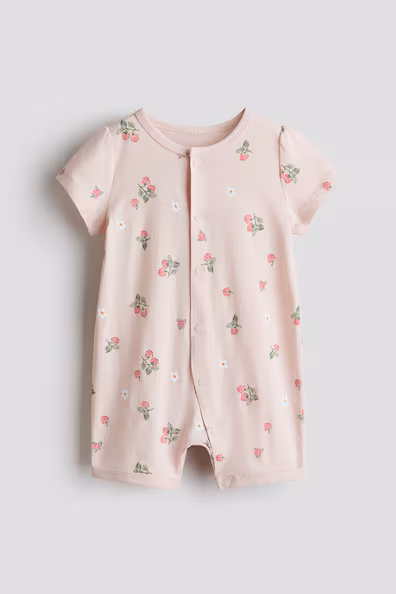 Хлопковый сетчатый пижамный комбинезон- Заказать в России